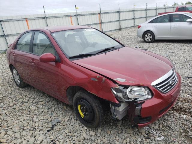 KIA SPECTRA EX 2009 with VIN KNAFE221295630824 - Photo from auction