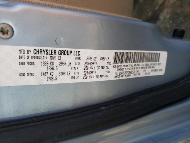Photo 10 from auction – 2013 CHRYSLER TOWN & COU with VIN 2C4RC1BG7DR692526