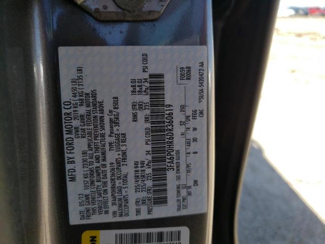 Photo 10 from auction – 2013 FORD FUSION SE with VIN 3FA6P0HR6DR360619