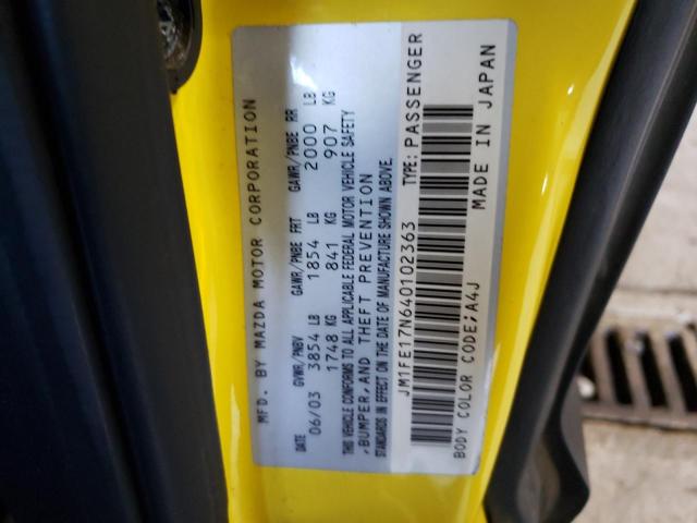 Photo 10 from auction – 2004 MAZDA RX8 with VIN JM1FE17N640102363
