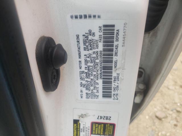 Photo 10 from auction – 2009 TOYOTA COROLLA BA with VIN 1NXBU40EX9Z019589