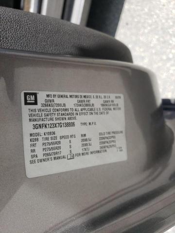 Photo 10 from auction – 2007 CHEVROLET AVALANCHE with VIN 3GNFK123X7G138806