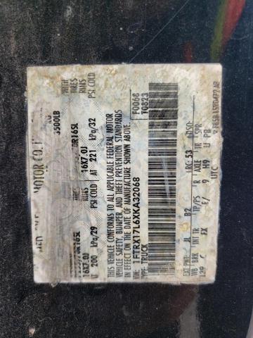 Photo 10 from auction – 1999 FORD F150 with VIN 1FTRX17L6XKA32068