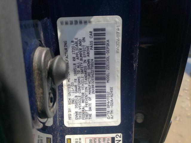 Photo 10 from auction – 2004 TOYOTA COROLLA CE with VIN 1NXBR32E94Z279824