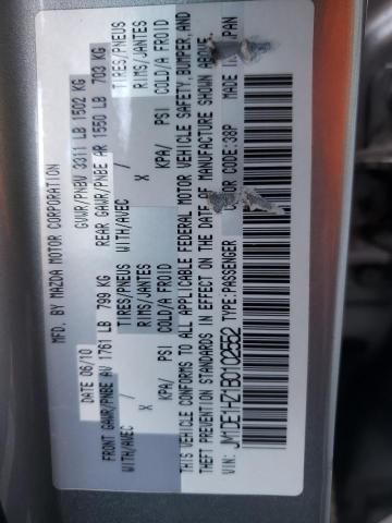 Photo 10 from auction – 2011 MAZDA MAZDA2 with VIN JM1DE1HZ1B0102552