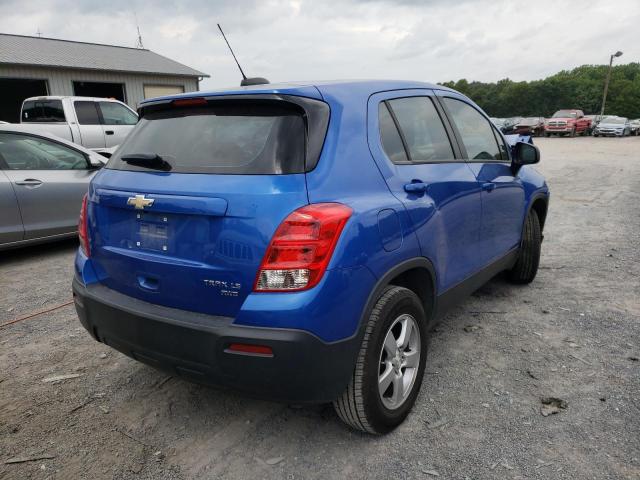 Photo 4 from auction – 2016 CHEVROLET TRAX LS with VIN KL7CJNSB2GB666018