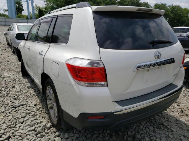 Photo 3 from auction – 2012 TOYOTA HIGHLANDER with VIN 5TDDK3EH2CS131489
