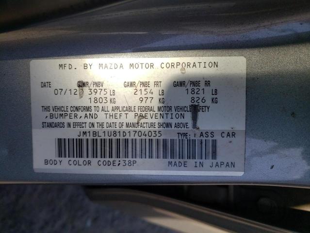 Photo 10 from auction – 2013 MAZDA 3 I with VIN JM1BL1U81D1704035