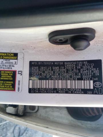 Photo 10 from auction – 2013 TOYOTA COROLLA BA with VIN 2T1BU4EEXDC028618
