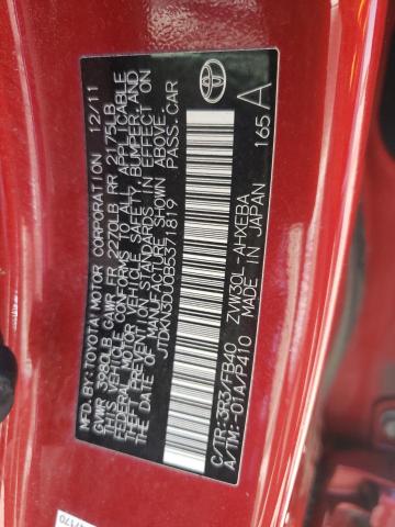 Photo 10 from auction – 2011 TOYOTA PRIUS with VIN JTDKN3DU0B5371819