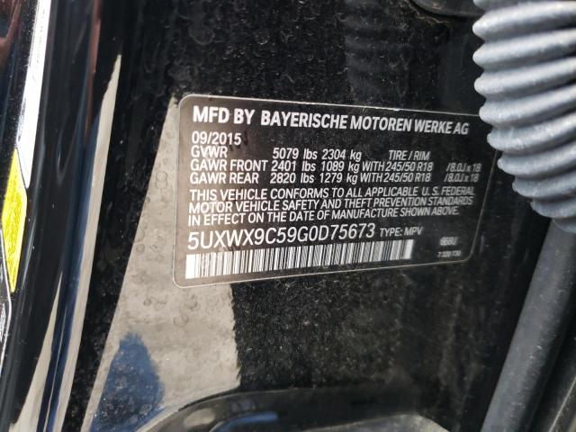Photo 10 from auction – 2016 BMW X3 XDRIVE2 with VIN 5UXWX9C59G0D75673
