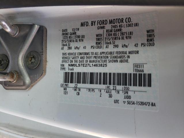 Photo 10 from auction – 2020 FORD TRANSIT CO with VIN NM0LS7E27L1463825