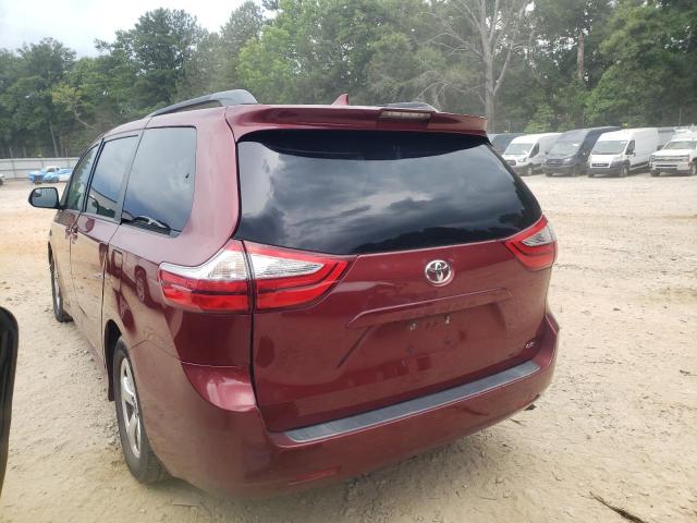 Photo 3 from auction – 2018 TOYOTA SIENNA LE with VIN 5TDKZ3DCXJS906501