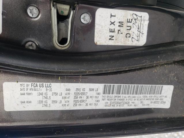 Photo 10 from auction – 2017 DODGE JOURNEY SX with VIN 3C4PDDBG4HT520639