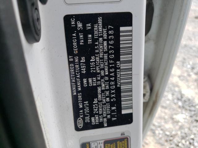 Photo 10 from auction – 2015 KIA OPTIMA SX with VIN 5XXGR4A61FG376387