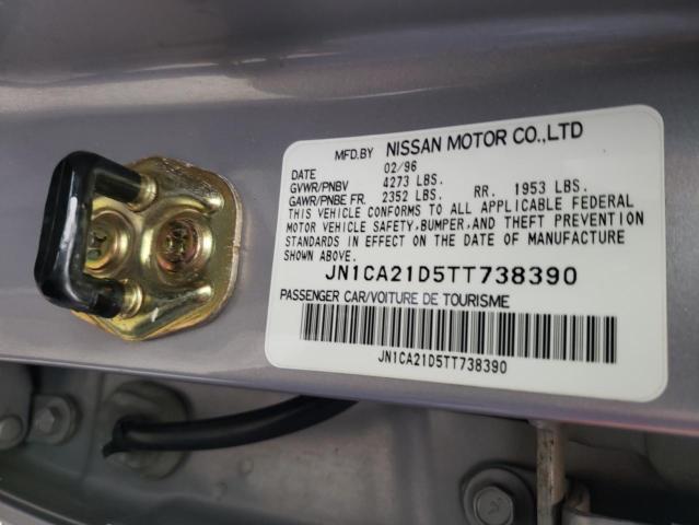 Photo 10 from auction – 1996 NISSAN MAXIMA GLE with VIN JN1CA21D5TT738390