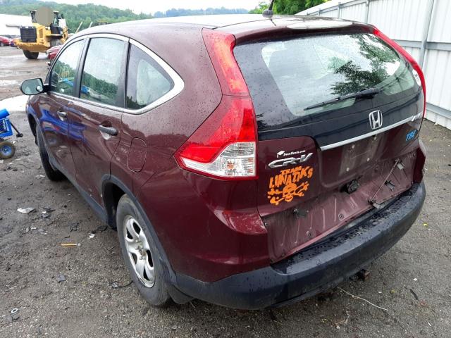 Photo 3 from auction – 2014 HONDA CR-V LX with VIN 5J6RM4H32EL101378