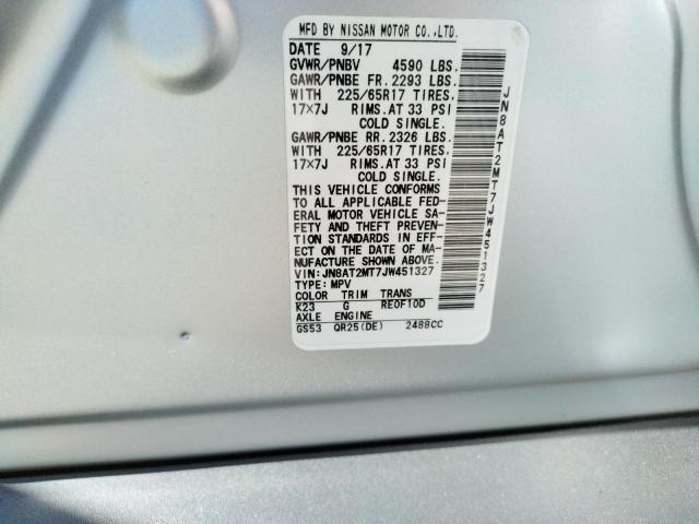 Photo 10 from auction – 2018 NISSAN ROGUE S with VIN JN8AT2MT7JW451327