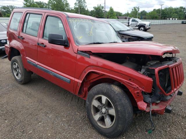 Photo 1 from auction – 2008 JEEP LIBERTY SP with VIN 1J8GN28K28W286338