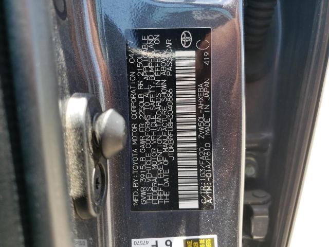 Photo 10 from auction – 2017 TOYOTA PRIUS with VIN JTDKBRFU8H3040886