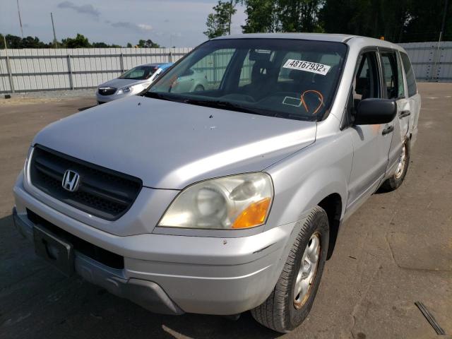 Photo 2 from auction – 2004 HONDA PILOT LX with VIN 2HKYF18124H582051