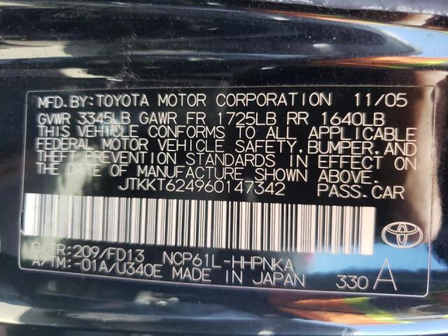Photo 10 from auction – 2006 TOYOTA SCION XA with VIN JTKKT624960147342