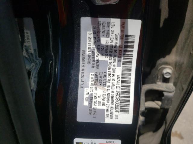 Photo 10 from auction – 2012 MAZDA CX-9 with VIN JM3TB2CA3C0351133