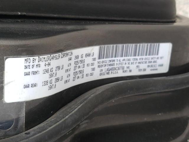 Photo 10 from auction – 2004 JEEP GRAND CHER with VIN 1J4GW48S84C367768