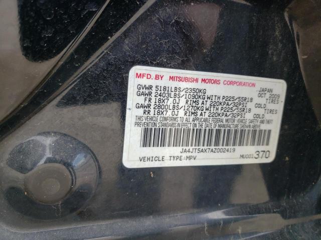 Photo 10 from auction – 2010 MITSUBISHI OUTLANDER with VIN JA4JT5AX7AZ002419