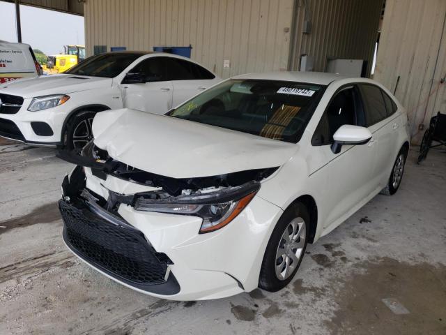 Photo 2 from auction – 2021 TOYOTA COROLLA LE with VIN JTDEPMAE4MJ171336