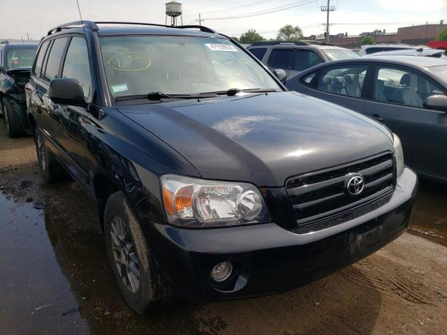 TOYOTA HIGHLANDER 2007 with VIN JTEGP21A070128841 - Photo from auction