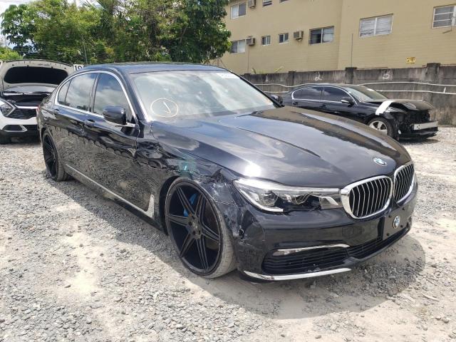 BMW 750 XI 2016 with VIN WBA7F2C59GG419480 - Photo from auction