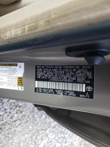 Photo 10 from auction – 2004 TOYOTA PRIUS with VIN JTDKB20U640080864