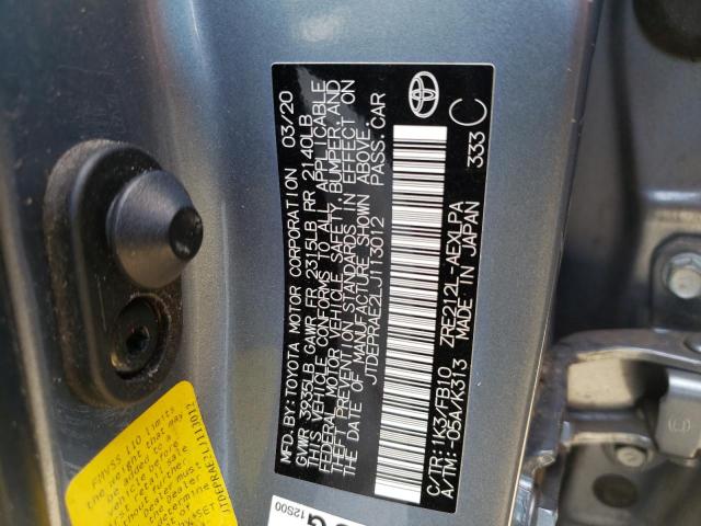 Photo 10 from auction – 2020 TOYOTA COROLLA LE with VIN JTDEPRAE2LJ113012