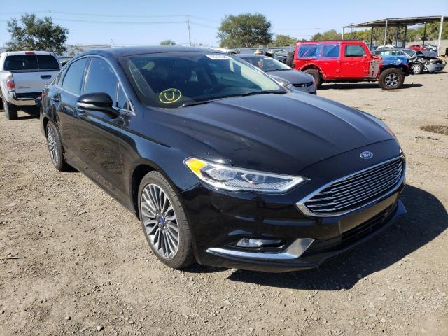 FORD FUSION TIT 2018 with VIN 3FA6P0RU5JR140936 - Photo from auction