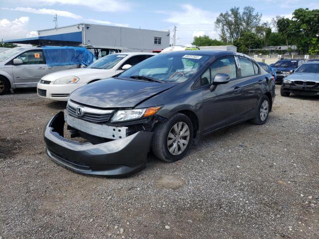 Photo 2 from auction – 2012 HONDA CIVIC LX with VIN 2HGFB2F54CH611721