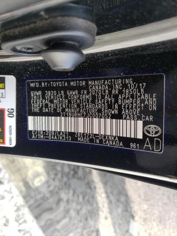 Photo 10 from auction – 2018 TOYOTA COROLLA L with VIN 2T1BURHE7JC007052