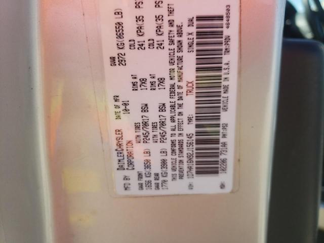 Photo 10 from auction – 2002 DODGE RAM 1500 with VIN 1D7HA16N92J156145
