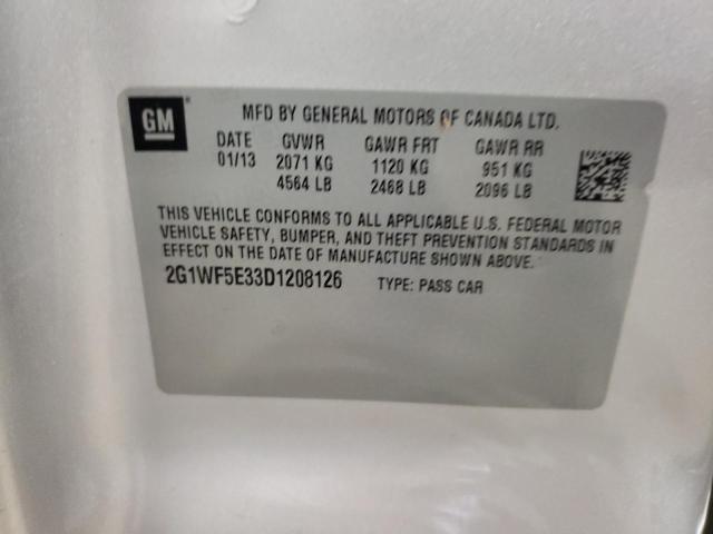 Photo 10 from auction – 2013 CHEVROLET IMPALA LS with VIN 2G1WF5E33D1208126