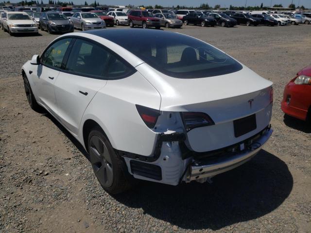 Photo 3 from auction – 2022 TESLA MODEL 3 with VIN 5YJ3E1EA7NF170399