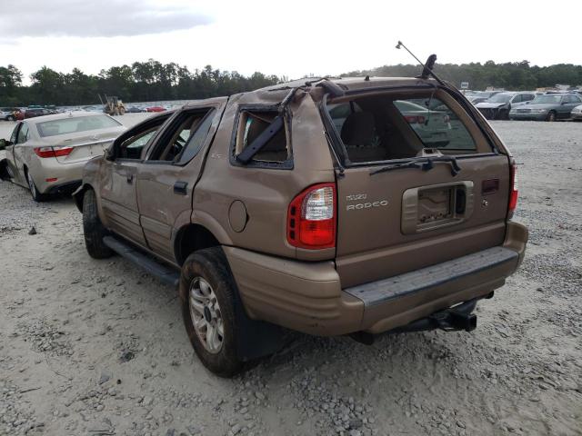 Photo 3 from auction – 2002 ISUZU RODEO S with VIN 4S2DM58W924312524