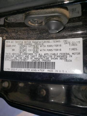 Photo 10 from auction – 2015 TOYOTA TACOMA DOU with VIN 5TFLU4EN7FX127857