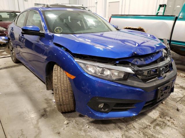 HONDA CIVIC EX 2017 with VIN 19XFC1F31HE001489 - Photo from auction