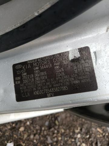 Photo 10 from auction – 2008 KIA SORENTO EX with VIN KNDJC735485827185
