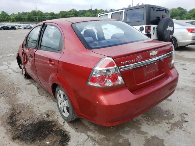 Photo 3 from auction – 2009 CHEVROLET AVEO LS with VIN KL1TD56E79B670512