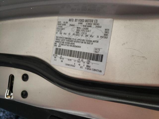 Photo 10 from auction – 2008 FORD EXPLORER X with VIN 1FMEU73E18UB24093