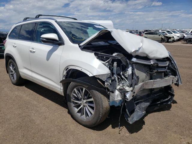 TOYOTA HIGHLANDER 2018 with VIN 5TDJZRFH7JS823597 - Photo from auction