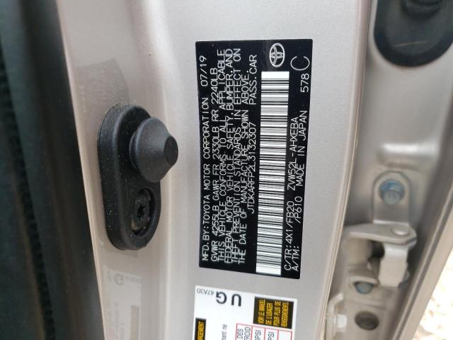 Photo 10 from auction – 2020 TOYOTA PRIUS PRIM with VIN JTDKARFP2L3132307