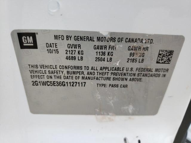 Photo 10 from auction – 2016 CHEVROLET IMPALA LIM with VIN 2G1WC5E36G1127117