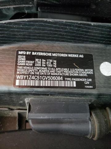 Photo 10 from auction – 2016 BMW I3 REX with VIN WBY1Z4C51GV506084